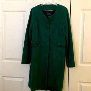Banana Republic green wool coat size M - like new!